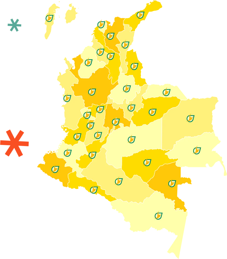 mapa sedes los olivos