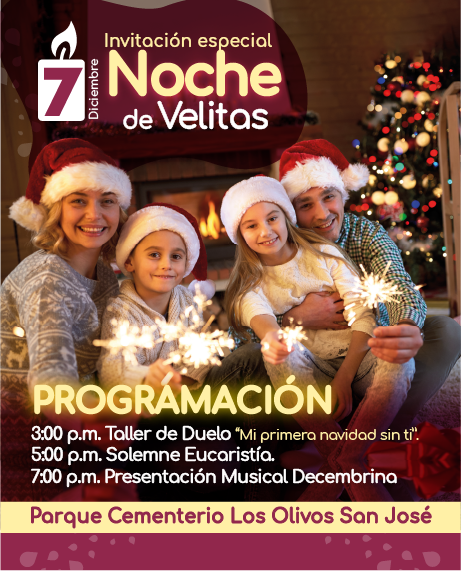 noche de velitas parque cementerio los olivos cucuta